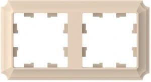 Рамка Systeme AtlasDesign Antique, 2 поста (песочный)
