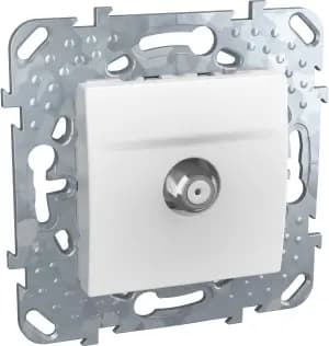 Розетка спутниковая одиночная (Белый)