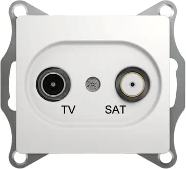 Розетка TV-SAT оконечная (Белый)