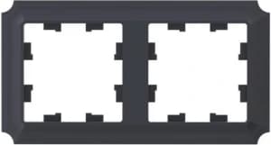 Рамка Systeme AtlasDesign Antique, 2 поста (карбон)