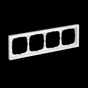 Рамка Schneider Systeme ArtGallery Pure, 4 поста (Белое матовое стекло)