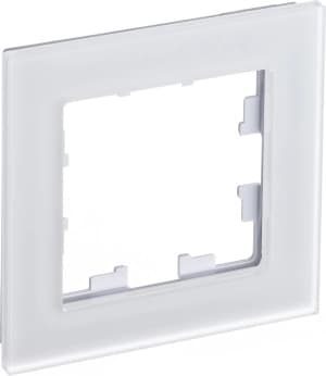 Рамка Systeme AtlasDesign Nature, 1 пост (Матовое белое стекло)