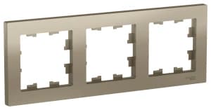 Рамка Systeme AtlasDesign, 3 поста (Шампань)