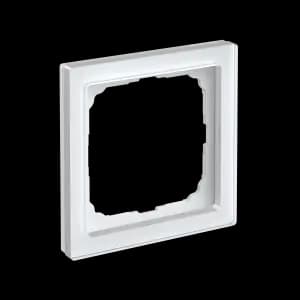 Рамка Schneider Systeme ArtGallery Pure, 1 пост (Белое стекло)