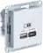 Зарядное устройство USB Schneider, USB-A 1.5A + USB-C 3A 45Вт, 2.25A (Белый)