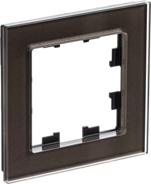 Рамка Systeme AtlasDesign Nature, 1 пост (Мокко (стекло))