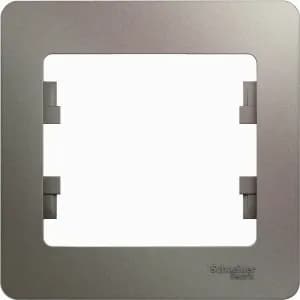 Рамка Systeme Glossa, 1 пост (платина)