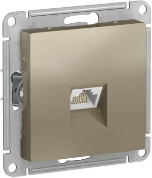 Розетка информационная RJ45 категория 5e (Шампань)