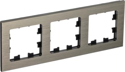 Рамка Systeme AtlasDesign Nature, 3 поста (Латунь)