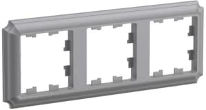 Рамка Systeme AtlasDesign Antique, 3 поста (сталь)