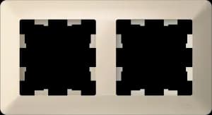 Рамка Systeme AtlasDesign AIR, 2 поста, Бежевая