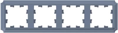 Рамка Systeme AtlasDesign Antique, 4 поста (грифель)