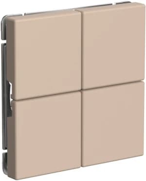 ARTGALLERY 4-клавишный ВЫКЛЮЧАТЕЛЬ СЦЕНАРНЫЙ, сх. 1,  ПЕСОЧНЫЙ