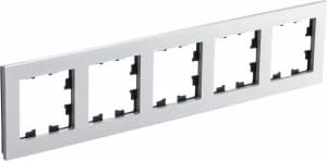 Рамка Systeme AtlasDesign Nature, 5 постов (Серебро (металл))