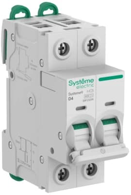 Systeme9 Автоматический выключатель (АВ) D 4A 2P 6kA 400В