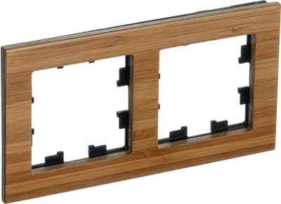 Рамка Systeme AtlasDesign Nature, 2 поста (Бамбук (дерево))