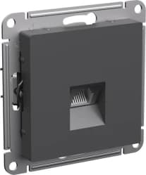 Розетка информационная RJ45 категория 6a (Базальт)