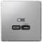 Зарядное устройство USB Schneider, USB-C (3.25A, 65Вт) (Алюминий)