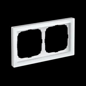 Рамка Schneider Systeme ArtGallery Pure, 2 поста (Белое матовое стекло)