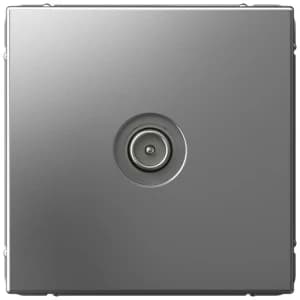 Розетка телевизионная проходная 4dB (Сталь)