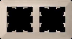 Рамка Systeme AtlasDesign AIR, 2 поста (песочный)