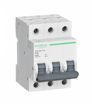 Автоматический выключатель Systeme City9 - 3P - 40A - C - 4.5kA - 3M - 400В