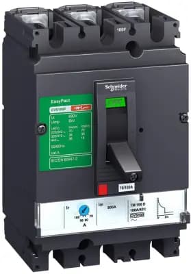 Автоматический выключатель Compact CVS 100F 36kA/400В 3P 16A