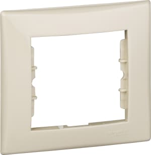 Рамка Schneider Sedna, 1 пост, Бежевая