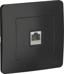 Розетка информационная RJ45 категория 5e (Антрацит)