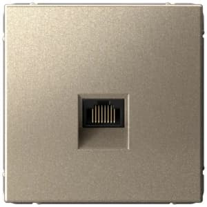 Розетка информационная RJ45 категория 5e (Шампань)