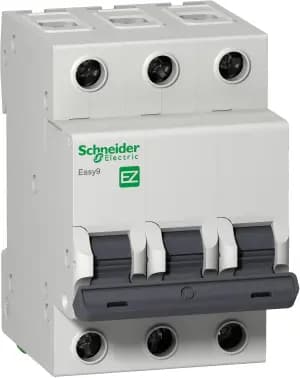 Автоматический выключатель Schneider Easy9 - 3P - 10A - C - 4.5kA - 3M - 400В