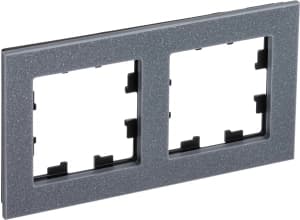 Рамка Systeme AtlasDesign Nature, 2 поста (Айс Грей (мрамор))