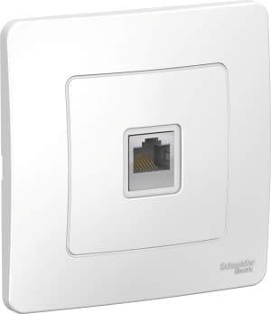 Розетка информационная RJ45 категория 5e (Белый)
