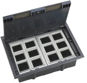 MultiDesk Люк на 24 модулей IP40 для фальшпола с монтажной коробкой, тип MDK10