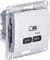 Зарядное устройство USB Schneider, USB-C, 65Вт (Перламутр)