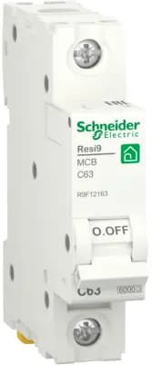Автоматический выключатель Schneider Resi9 - 1P - 63A - C - 6kA - 1M