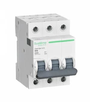 Автоматический выключатель Systeme City9 - 3P - 16A - B - 4.5kA - 3M - 400В
