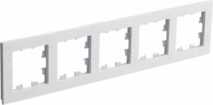 Рамка Systeme AtlasDesign Nature, 5 постов (Крем Роял (мрамор))