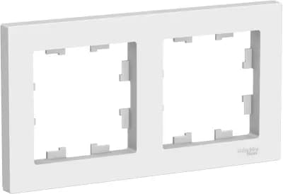 Рамка Systeme AtlasDesign, 2 поста, белая