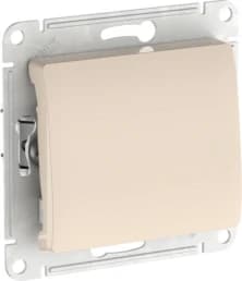 Одноклавишный переключатель на автозажимах (Бежевый)