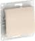 GSL000261S Одноклавишный переключатель Systeme Glossa на автозажимах (Бежевый)