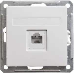 Телефонная розетка  Schneider W59  (Белый) RJ11