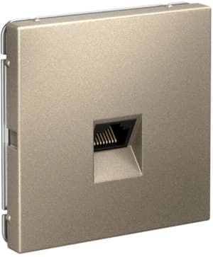 Розетка информационная RJ45 категория 6a (Шампань)