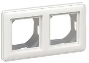 Рамка Schneider Aqua влагозащищенная, 2 поста, белая