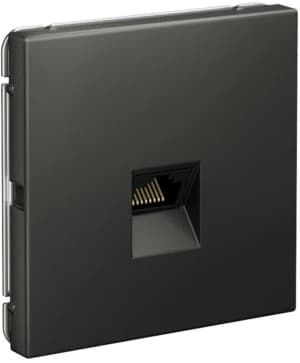 Розетка информационная RJ45 категория 6a (Базальт)