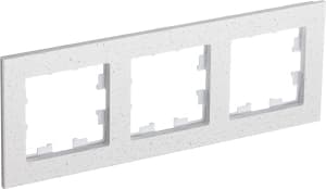Рамка Systeme AtlasDesign Nature, 3 поста (Крем Роял (мрамор))
