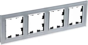 Рамка Systeme AtlasDesign Nature, 4 поста (Алюминий (стекло))