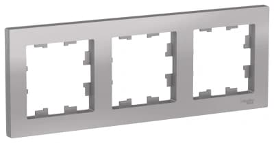 Рамка Systeme AtlasDesign, 3 поста (Алюминий)