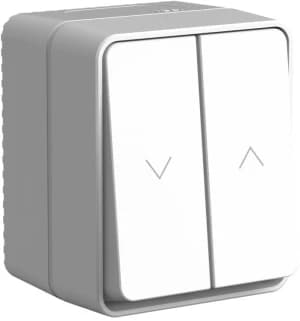 AtlasDesign PROFI IP54 2-клавишный ВЫКЛЮЧАТЕЛЬ ДЛЯ ЖАЛЮЗИ, 2хсх.4, СЕРЫЙ