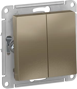 Двухклавишный выключатель (Шампань)